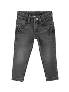 U.S. Polo Assn. Kids Boys Skinny Fit Clean Look Heavy Fade Whiskers Stretchable Jeans