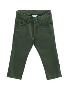 U.S. Polo Assn. Kids Infant Boys Mid-Rise Slim Fit Clean Look Stretchable Jeans