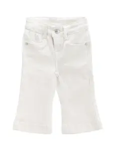 U.S. Polo Assn. Kids Girls Bootcut Clean Look Mid Rise Stretchable Jeans