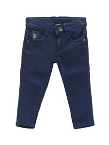 U.S. Polo Assn. Kids Boys Skinny Fit Clean Look Stretchable Jeans