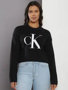 Calvin Klein Jeans Ribbed Organic Cotton Pullover
