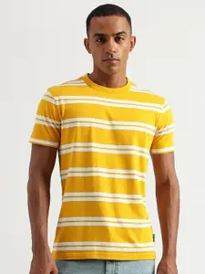 United Colors of Benetton Striped Round Neck Cotton T-Shirt