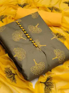 APNISHA Floral Printed Unstitched Dress Material