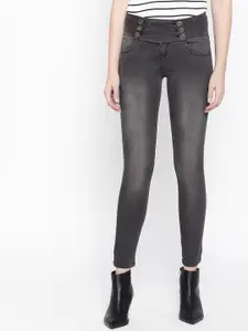 urSense Women Slim Fit High-Rise Light Fade Stretchable Jeans