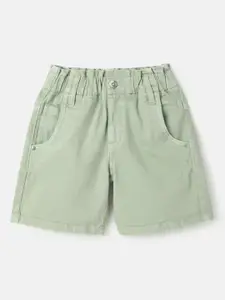 United Colors of Benetton Girls Mid-Rise Regular Fit Shorts