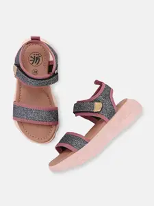 YK Kids Girls Embellished Sandals