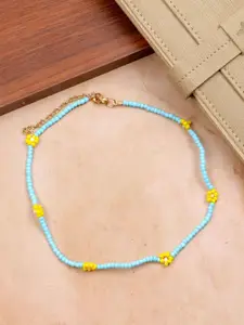 Crunchy Fashion Gold-Plated Artificial Beads Necklace