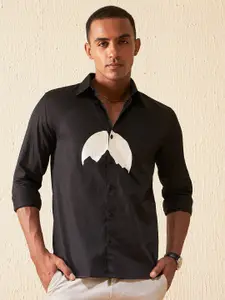 DENNISON Rubber Printed Party Wear Casual Shirt