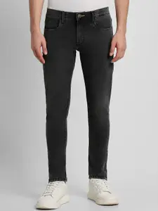Peter England Men Skinny Fit Low-Rise Light Fade Stretchable Jeans