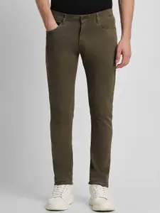 Peter England Men Clean Look Mid-Rise Slim Fit Jeans