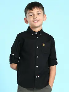 U.S. Polo Assn. Kids Boys Classic Pure Cotton Casual Shirt