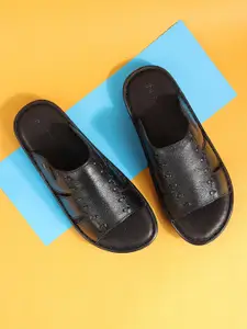 Metro Slip-On Leather Comfort Sandals
