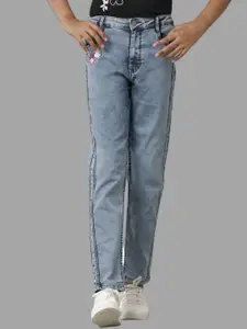 UNDER FOURTEEN ONLY Girls Skinny Fit Clean Look Light Fade Jeans