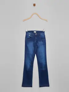 Gini and Jony Girls Mid Rise Clean Look Heavy Fade Cotton Jeans