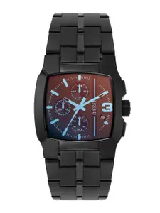 DIESEL Men Printed Dial Stainless Steel Bracelet Style Straps Analogue Watch DZ4640