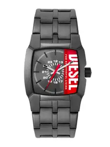 DIESEL Men Patterned Dial Stainless Steel Bracelet Style Straps Analogue Watch DZ2188