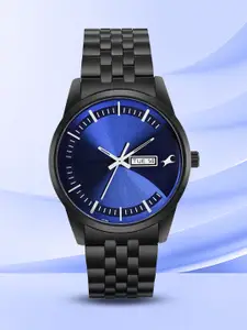 Fastrack Men Round Dial Water Resistance Analogue Watch 3277NM04