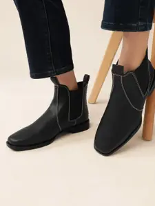 Lavie Women Square-Toe Mid-Top Chelsea Boots