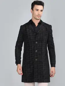 Dlanxa Checked Tweed Overcoat