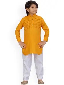 BAESD Boys Pure Cotton Pathani Kurta With Pyjamas