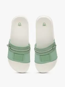 United Colors of Benetton Women Patterned Sliders