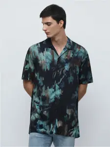 SELECTED Men Abstract Printed Regular Fit Casual Shirt