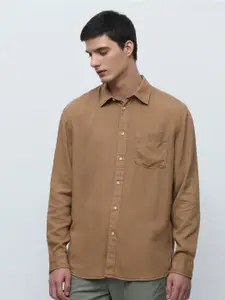 SELECTED Spread Collar Casual Shirt
