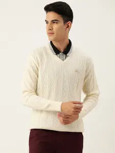 Monte Carlo Men Cable Knit Woollen Pullover