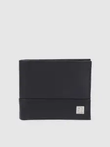 French Connection Men Textured Leather Two Fold Wallet