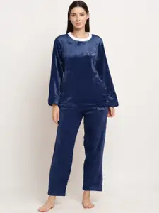 KLOTTHE Round Neck Top With Trousers