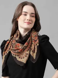 Tossido Paisley Printed Scarf And Bag Scarf Set