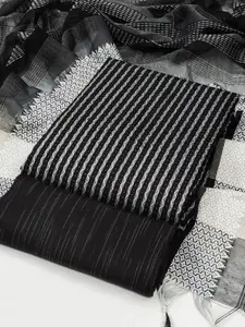 APNISHA Geometric Embroidered Unstitched Dress Material