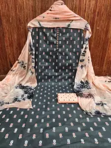 APNISHA Printed Unstitched Dress Material