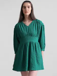 ONLY Puff Sleeve Fit & Flare Dress