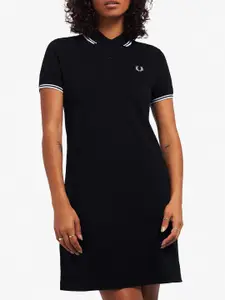 Fred Perry Shirt Collar Pure Cotton T-shirt Dress
