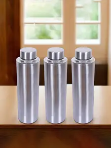 Kuber Industries 3-Pcs Stainless Steel Non-Toxic Water Bottles
