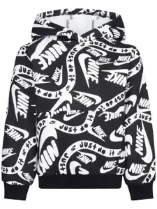 Nike Boys Printed Hooded Sweatshirt