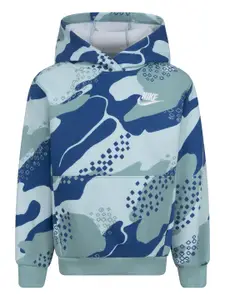 Nike Boys Printed Hooded Sweatshirt