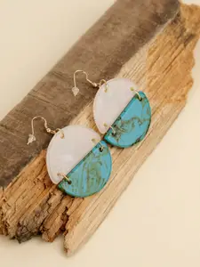 XPNSV Circular Drop Earrings