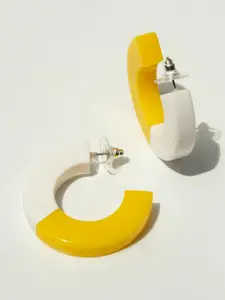 XPNSV Circular-Shaped Half Hoop Earrings