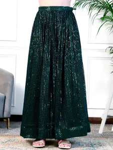 NEUDIS Embellished Maxi Flared Lehenga Skirt