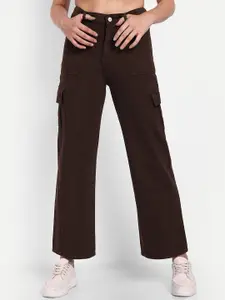 Next One Women Smart Wide Leg High-Rise Stretchable Jeans