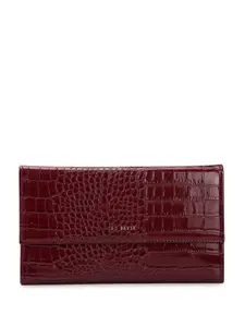 Ted Baker Animal Textured PU Wallet