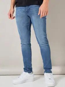 Styli Men Cotton Stretch 5-Pocket Skinny Fit Denim Jeans