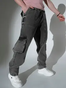 Hubberholme Men Clean Look Mid-Rise Relaxed Fit Stretchable Jeans