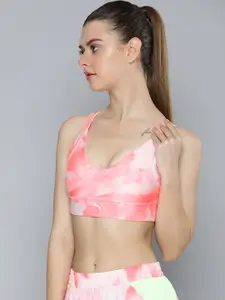 Puma Abstract Printed Full Coverage Lightly Padded Ultraform dryCELL Running Bra 52415162