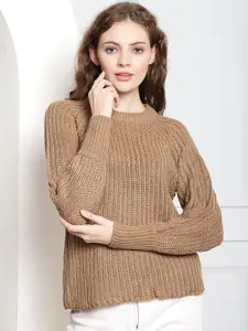 NoBarr Ribbed Acrylic Pullover