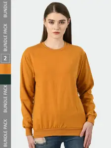 BAESD Pack of 2 Fleece Pullover Sweatshirts