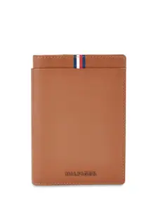 Tommy Hilfiger Men Textured Leather Passport Holder