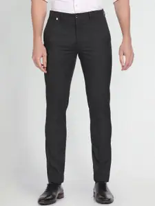 Arrow New York Men Mid-Rise Slim Fit Trousers